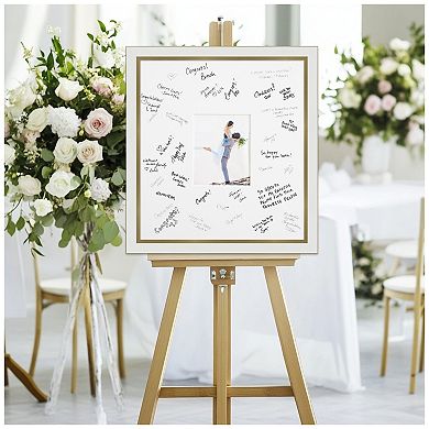 Eva Signature Mat Picture Frame, Photo Frame Guest Book Alternative Weddings, Graduations