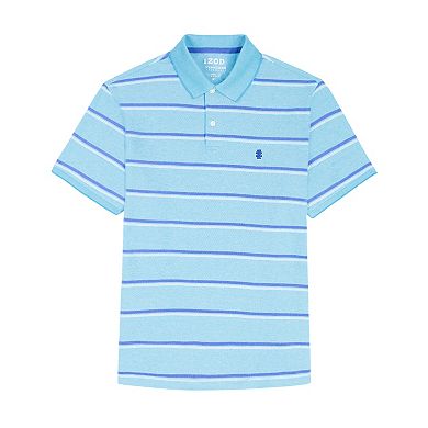 Men's IZOD Short Sleeve Striped Polo Shirt