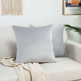 Elegant Comfort 2 pc Velvet Cushion Cover Solid - Pillow Covers