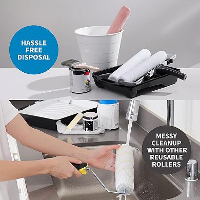 Precision Defined 18in Roller Covers 3pk All Surfaces