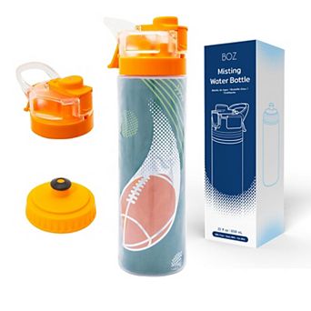BOZ 22oz Football Misting Bottle Leak-Proof Spray Hydration