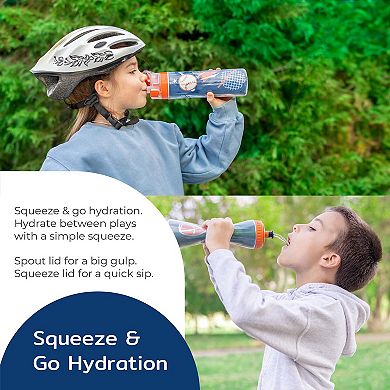 BOZ 22oz Football Misting Bottle Leak-Proof Spray Hydration