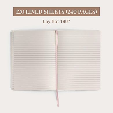 Rileys & Co Floral Hardcover Notebook 8x6in 240 Pages