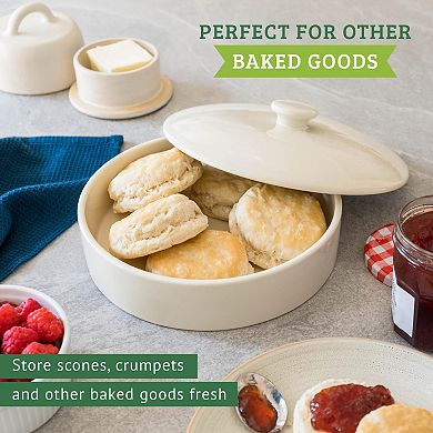 Chef Tacos 8in Ceramic Tortilla Warmer Rainbow Lid