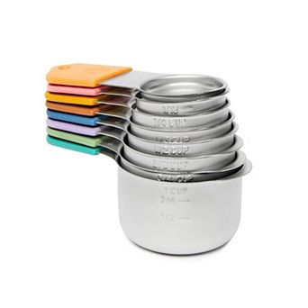 Chef Pomodoro SS Measuring Cups 8 pc Magnetic Nested Set