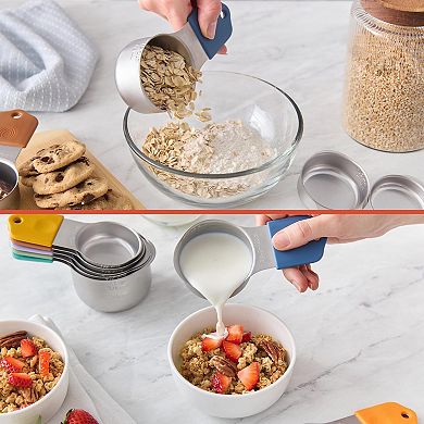Chef Pomodoro SS Measuring Cups 8pc Magnetic Nested Set
