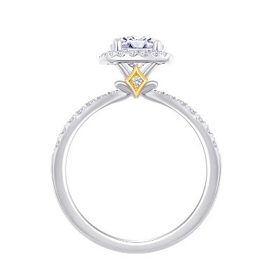 Brilliant Love 10k White Gold 1 1/3 Carat T.W. Lab Grown Diamond Bridal Ring