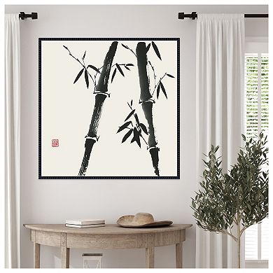Bamboo Collection IV by Nan Rae Framed Canvas Wall Art Print