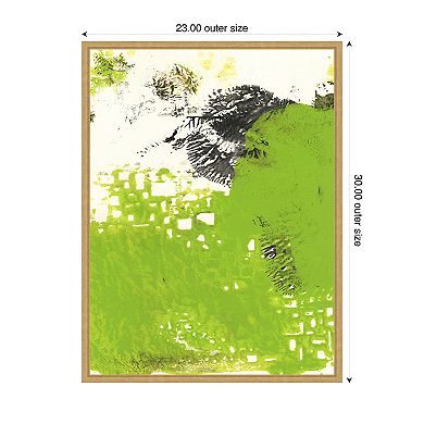 Peeking Through I by Joyce Combs Framed Canvas Wall Art Print