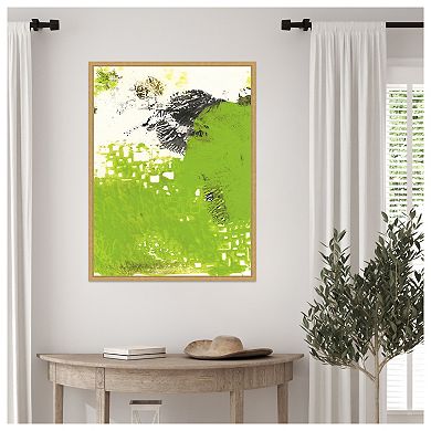 Peeking Through I by Joyce Combs Framed Canvas Wall Art Print