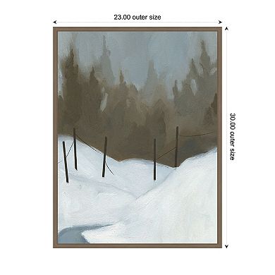 Deep Snow III by Jacob Green Framed Canvas Wall Art Print