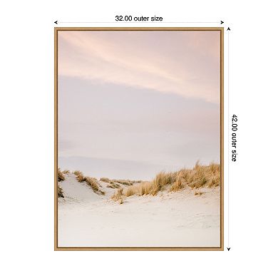 Ameland Dunes 3 by Raisa Zwart Framed Canvas Wall Art Print