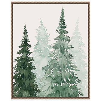 Winter Washed Coppice II by Grace Popp Framed Canvas Wall Art Print