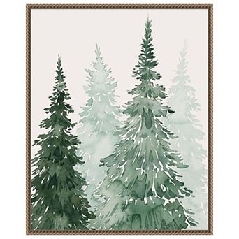 Winter Washed Coppice II by Grace Popp Framed Canvas Wall Art Print