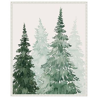 Winter Washed Coppice II by Grace Popp Framed Canvas Wall Art Print