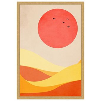 Sweet Harmony by Eins Kubistika Framed Canvas Wall Art Print