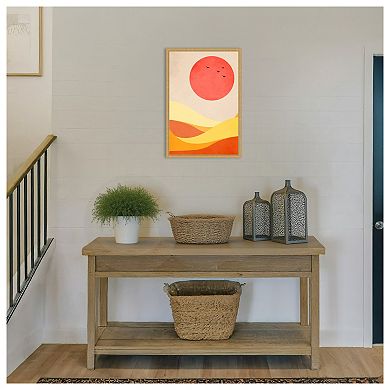 Sweet Harmony by Eins Kubistika Framed Canvas Wall Art Print