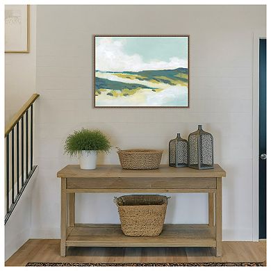 Hillside Swath II by June Erica Vess Framed Canvas Wall Art Print