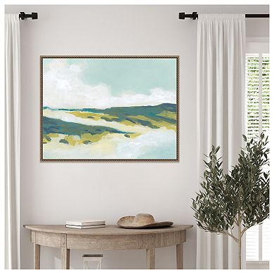 Hillside Swath II by June Erica Vess Framed Canvas Wall Art Print