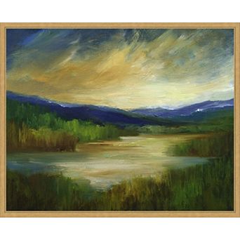 Ancient Retreat by Sheila Finch Framed Canvas Wall Art Print