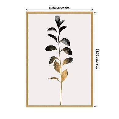 Monochromatic No 9 Beige by Eins Kubistika Framed Canvas Wall Art Print