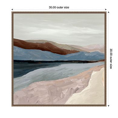 Endless West by Jacob q Framed Canvas Wall Art Print