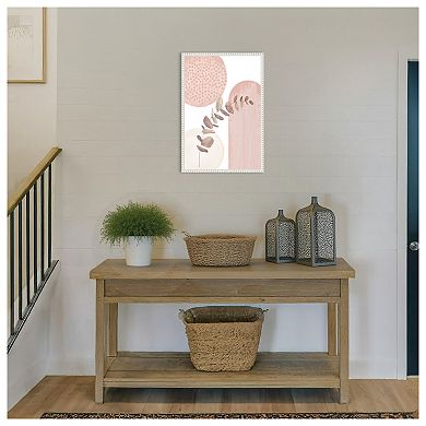 Boho Pink 3 by Sally Ann Moss Framed Canvas Wall Art Print