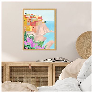 Cinque Terre by Petra Lizde Framed Canvas Wall Art Print