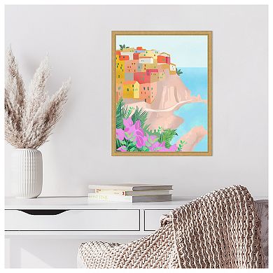 Cinque Terre by Petra Lizde Framed Canvas Wall Art Print