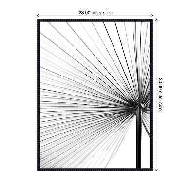 Leaf by Magda Izzard Framed Canvas Wall Art Print