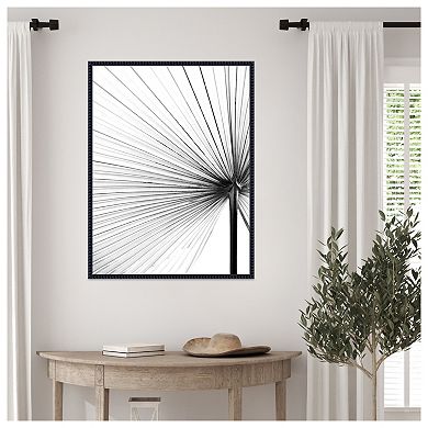 Leaf by Magda Izzard Framed Canvas Wall Art Print
