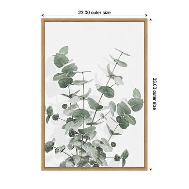 Eucalyptus Creative 16 by Pictufy Studio III Framed Canvas Wall Art Print