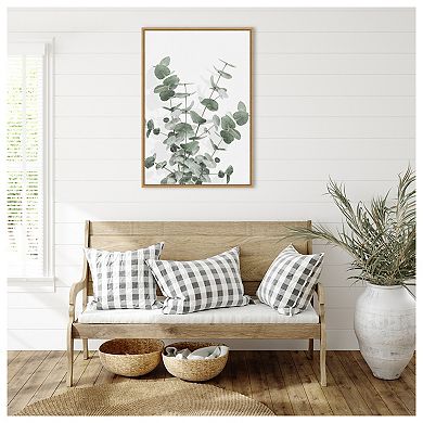 Eucalyptus Creative 16 by Pictufy Studio III Framed Canvas Wall Art Print