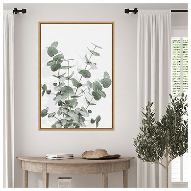 Eucalyptus Creative 16 by Pictufy Studio III Framed Canvas Wall Art Print