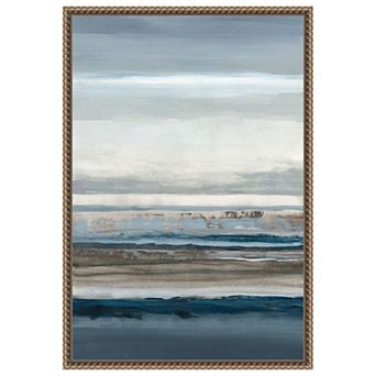 Shoreline Echoes by Hannah Dawson Framed Canvas Wall Art Print