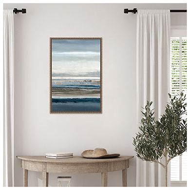 Shoreline Echoes by Hannah Dawson Framed Canvas Wall Art Print