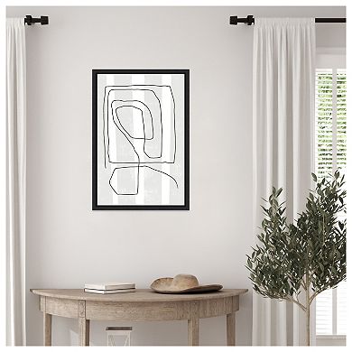 Tell Me by Uplusmestudio Framed Canvas Wall Art Print