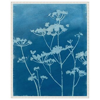 Indigo Print II by Megan Meagher Framed Canvas Wall Art Print