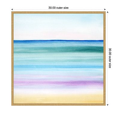 Dawn on the Bay II by Grace Popp Framed Canvas Wall Art Print