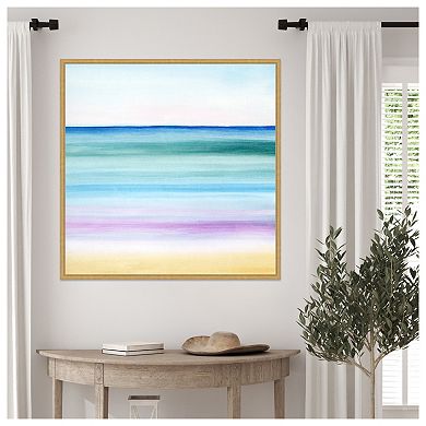 Dawn on the Bay II by Grace Popp Framed Canvas Wall Art Print