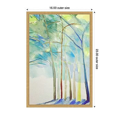 Majestic Woodland I by Maya Woods Framed Canvas Wall Art Print