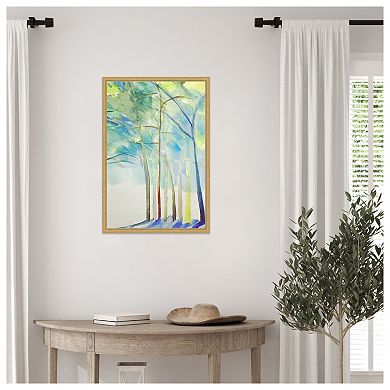 Majestic Woodland I by Maya Woods Framed Canvas Wall Art Print