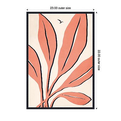 Ophelia Rose by Eins Kubistika Framed Canvas Wall Art Print