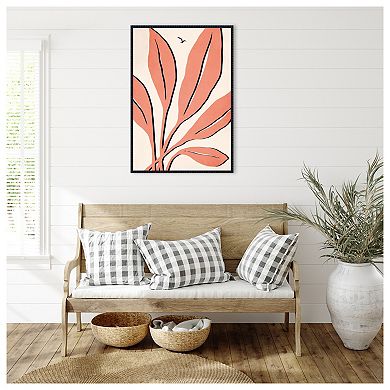 Ophelia Rose by Eins Kubistika Framed Canvas Wall Art Print