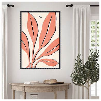 Ophelia Rose by Eins Kubistika Framed Canvas Wall Art Print