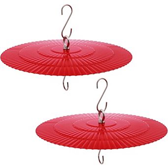 MEKKAPRO Bird Feeder Rain Guard 2 pk Metal Umbrella Covers