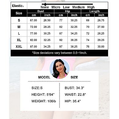 Women One Piece Adjustable Spaghetti Straps Swimsuit Mesh Swimwear Tummy Control Bathing Suit