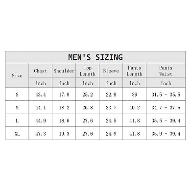 Men's 2 pc Outdoor Workwear Set Long Sleeve Safety Pocket Shirt & Pants