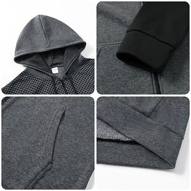 Men's Tracksuits 2 pc Full Zip Hoodie Jogger Outfit - Athletic Casual