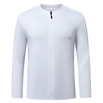 Men's Cycling Jersey Jacket Long Sleeve Full Zip Quick Dry Bike